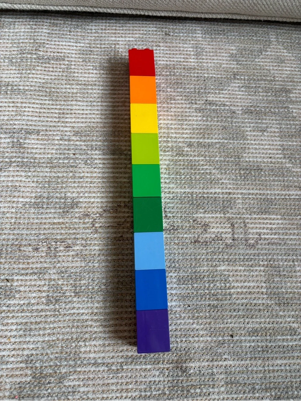 Lego Duplo Rainbow Number Stacking Blocks 1-9 Counting Building Toy